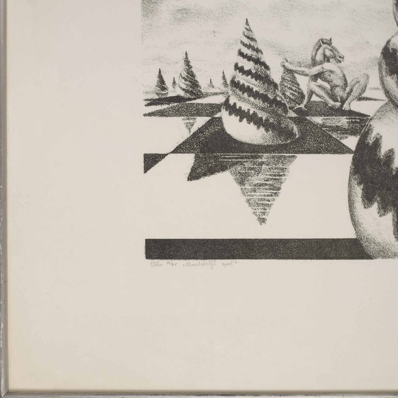 Gebrand Bieringa, 'Nachtelijk spel'; 1974-zoom-