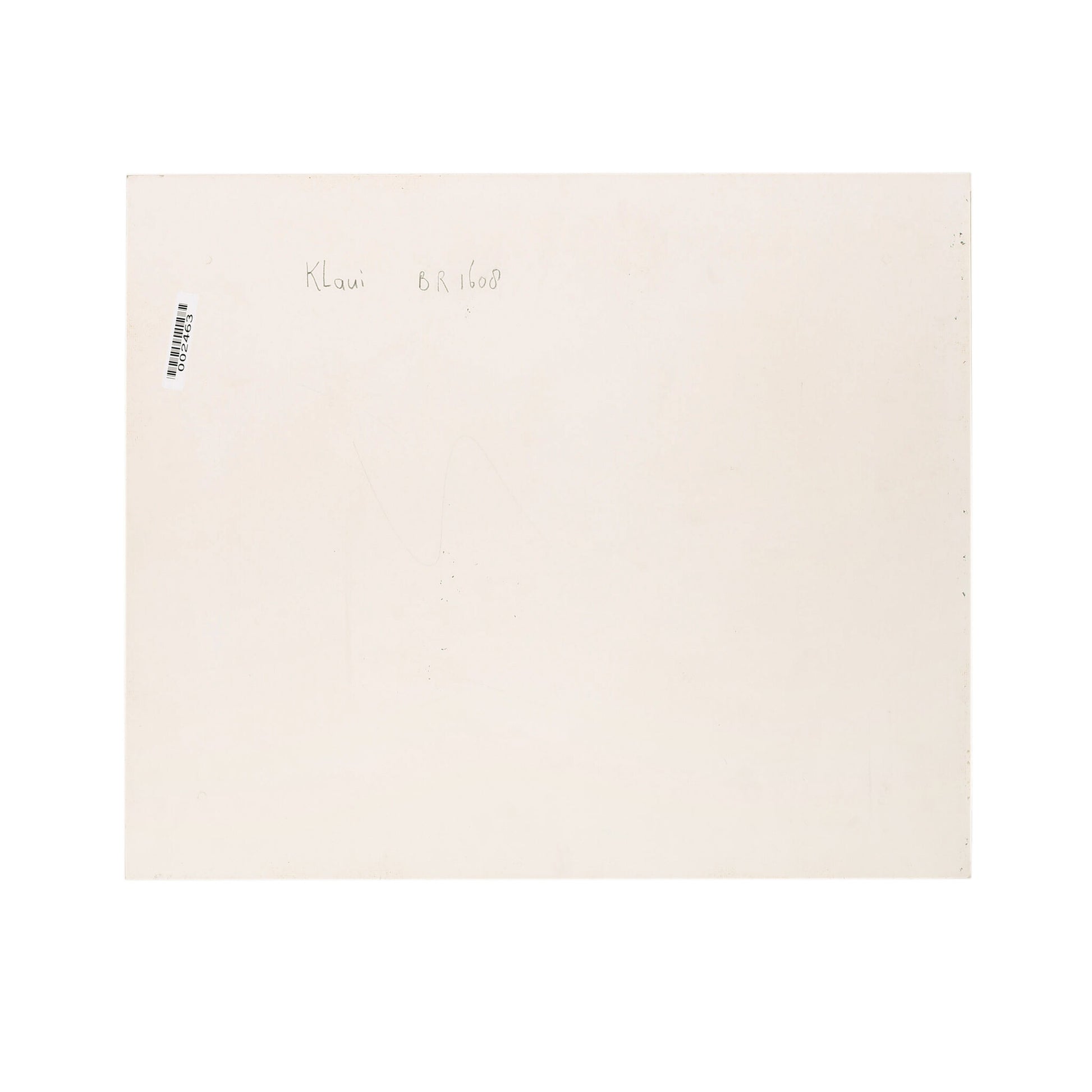 Hans Klaui, 'Zonder titel'; 1982-5