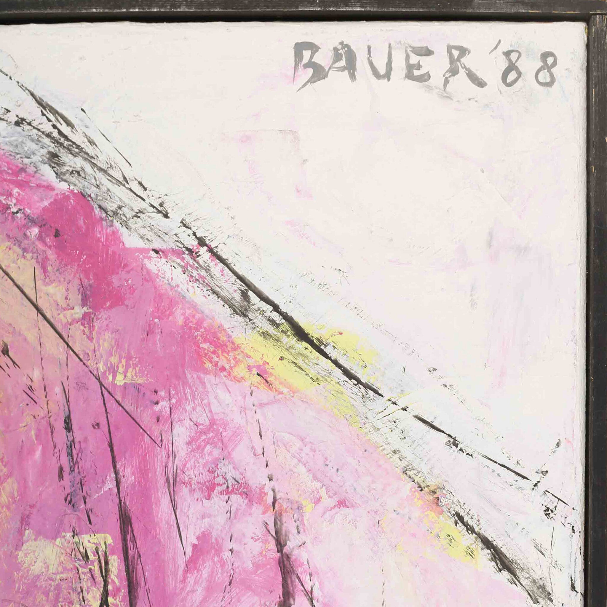 M. Bauer, 'Je moet kiezen; anders stoten'; 1988