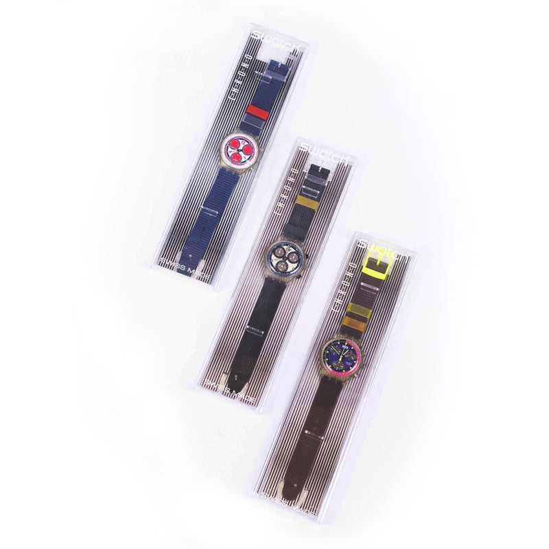 Set van drie Swatches, ca. 1993-zoom-