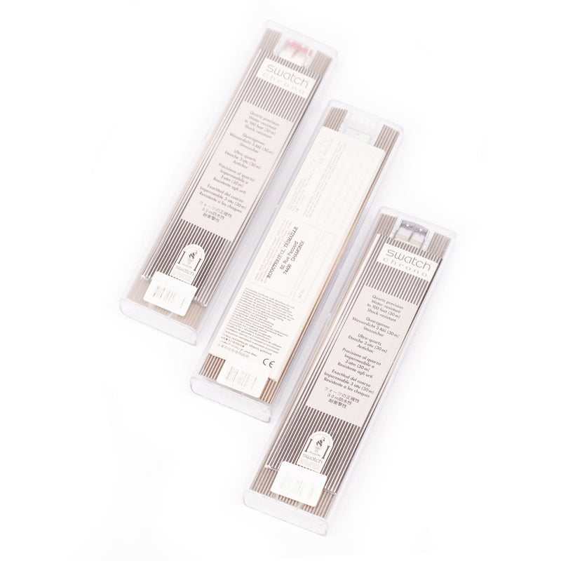Swatch, SCG 109 'Archimede', SCG 107 'Treasury', SCB 116 'Chess' en catalogus-zoom-