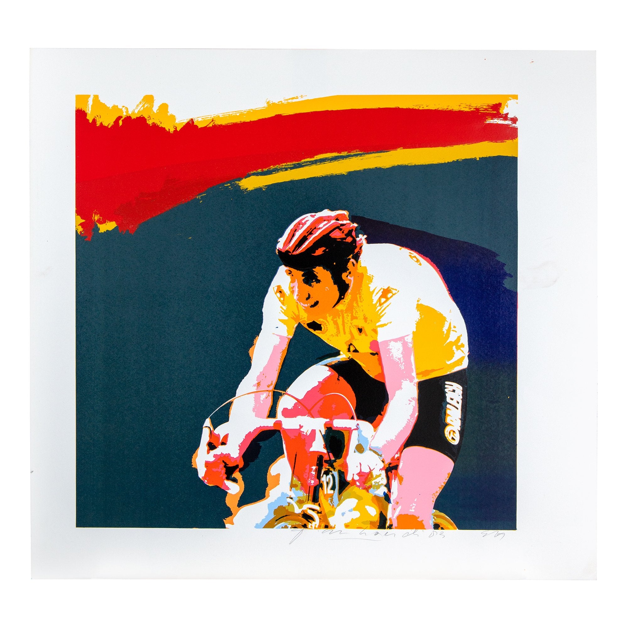 Frank Gude, 'Joop Zoetemelk', 1983-zoom-1