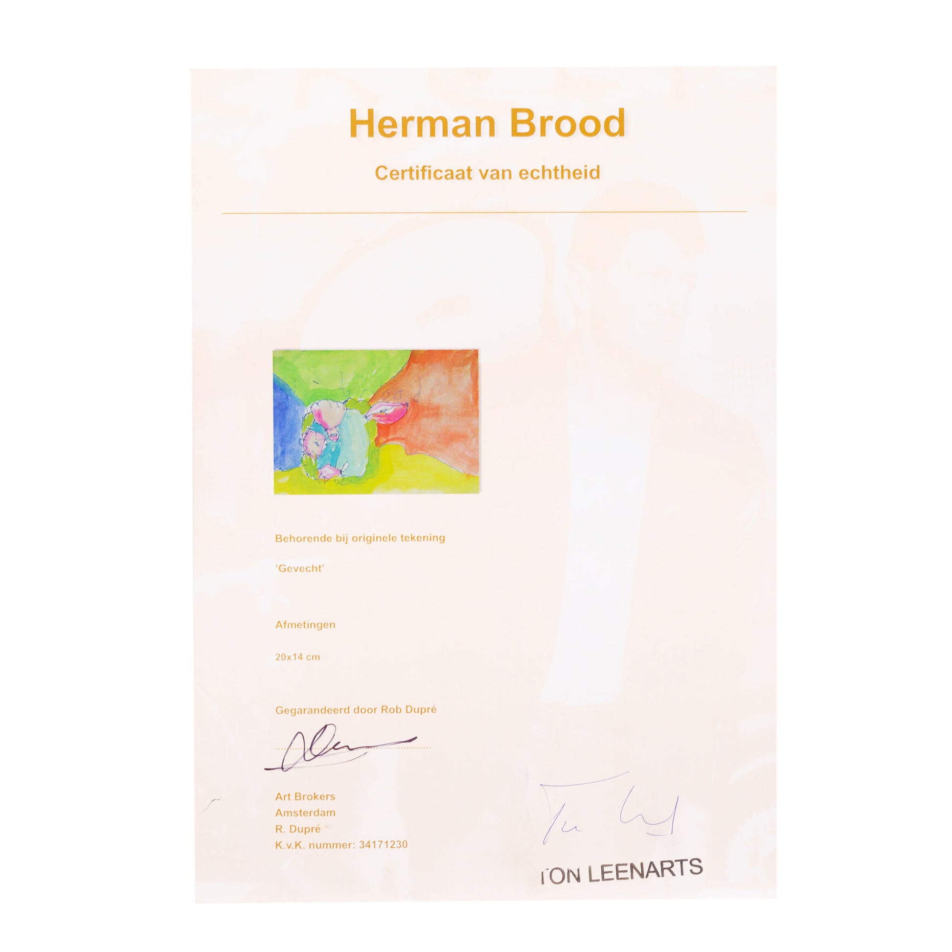Herman Brood, 'Gevecht'-5