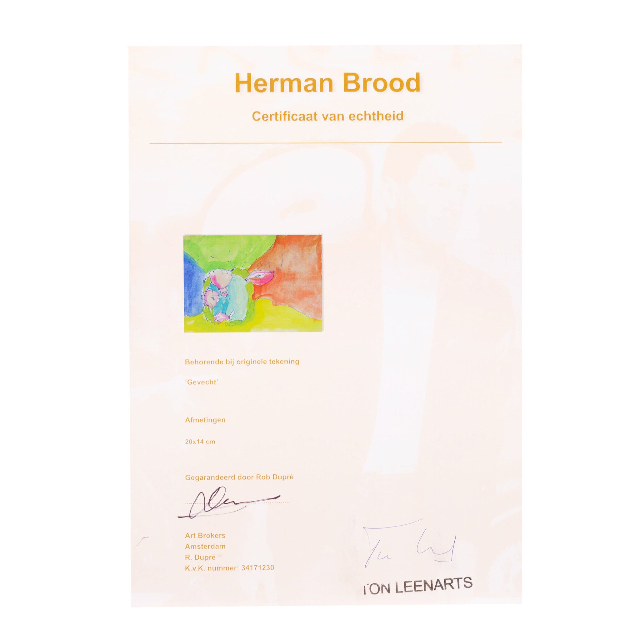 Herman Brood, 'Gevecht'-zoom-5