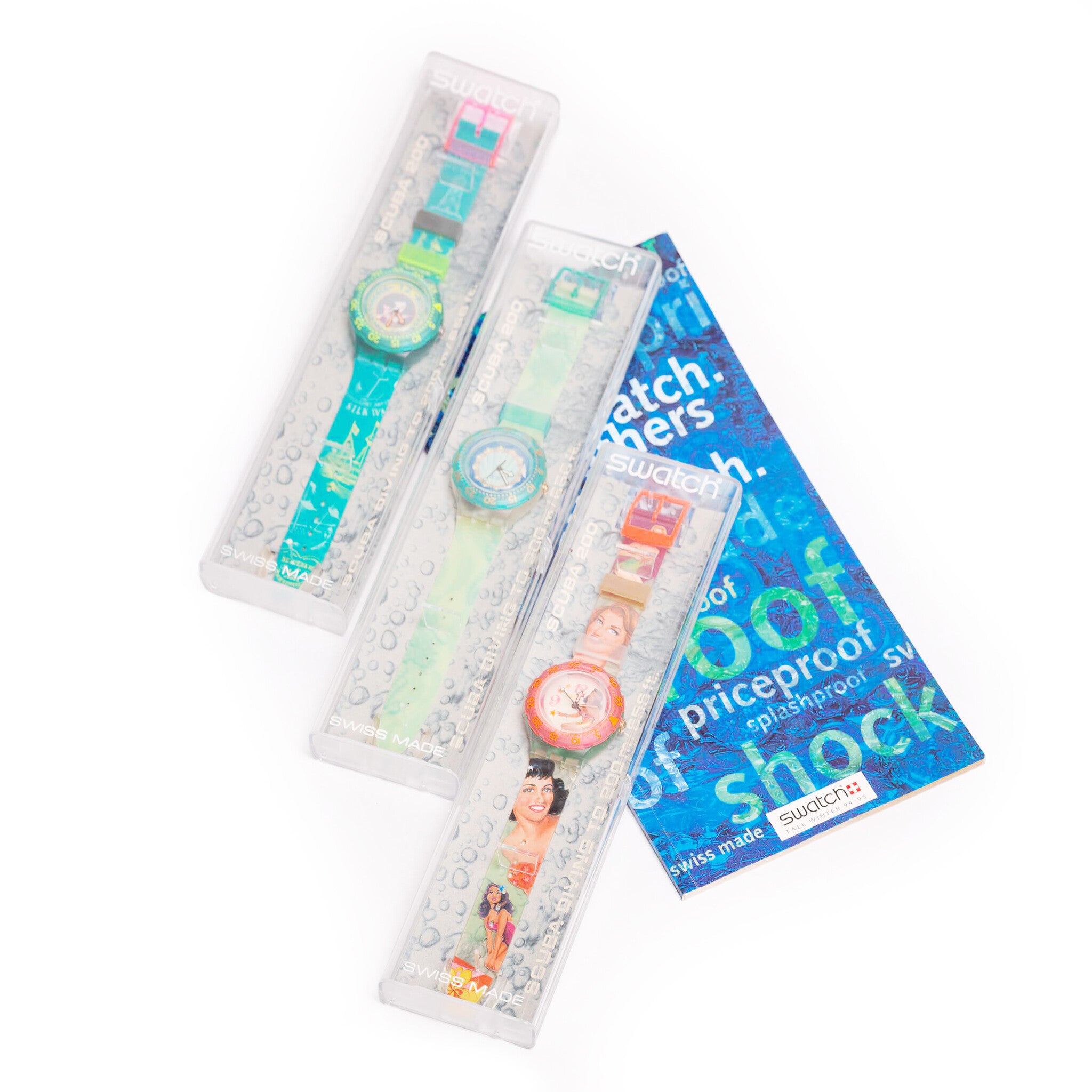 Swatch, SDK 119 'Scuba Seahorse', SDG 104 'Beach Virgin' en SDG 105 'Ship of Glory'-zoom-1
