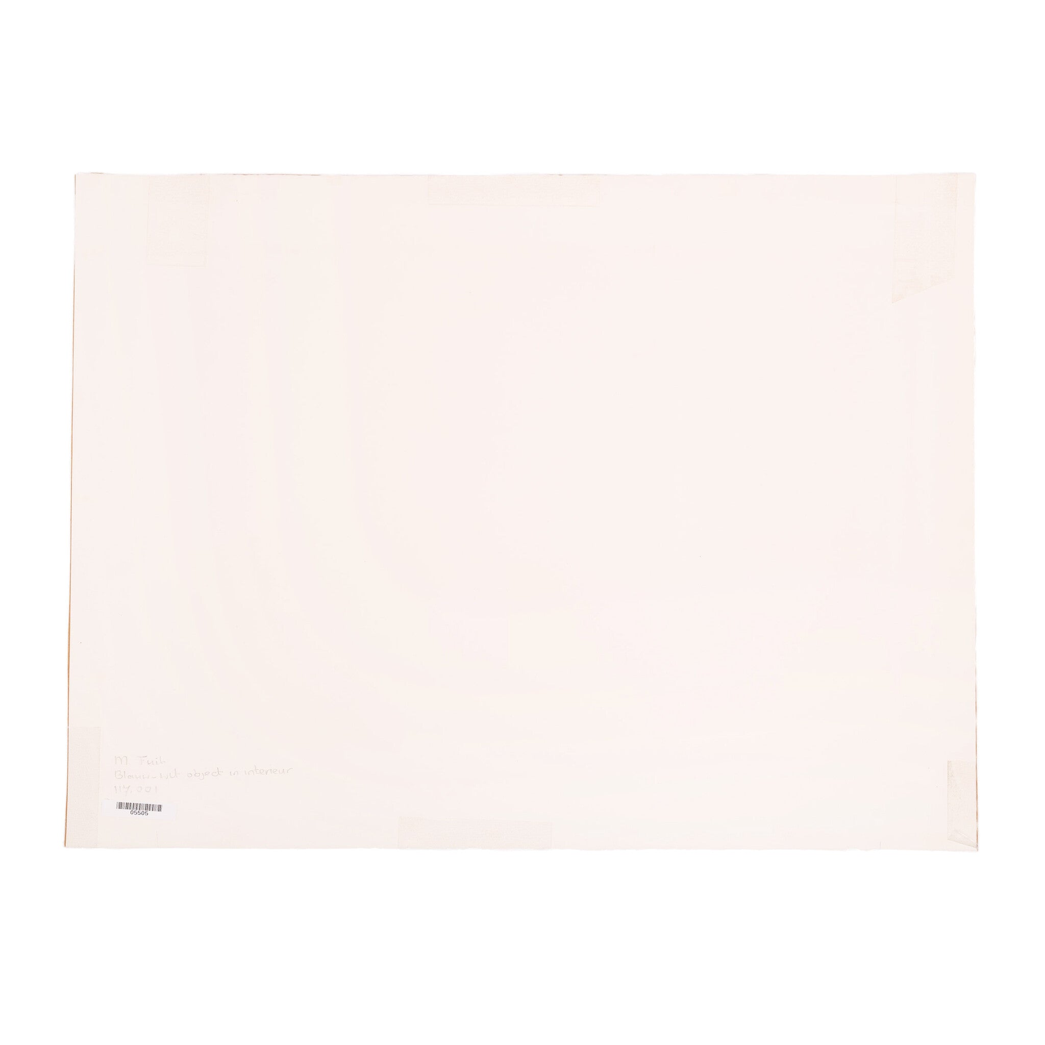 Marinus Fuit, 'Blauw-wit object in interieur'; 1982-zoom-6