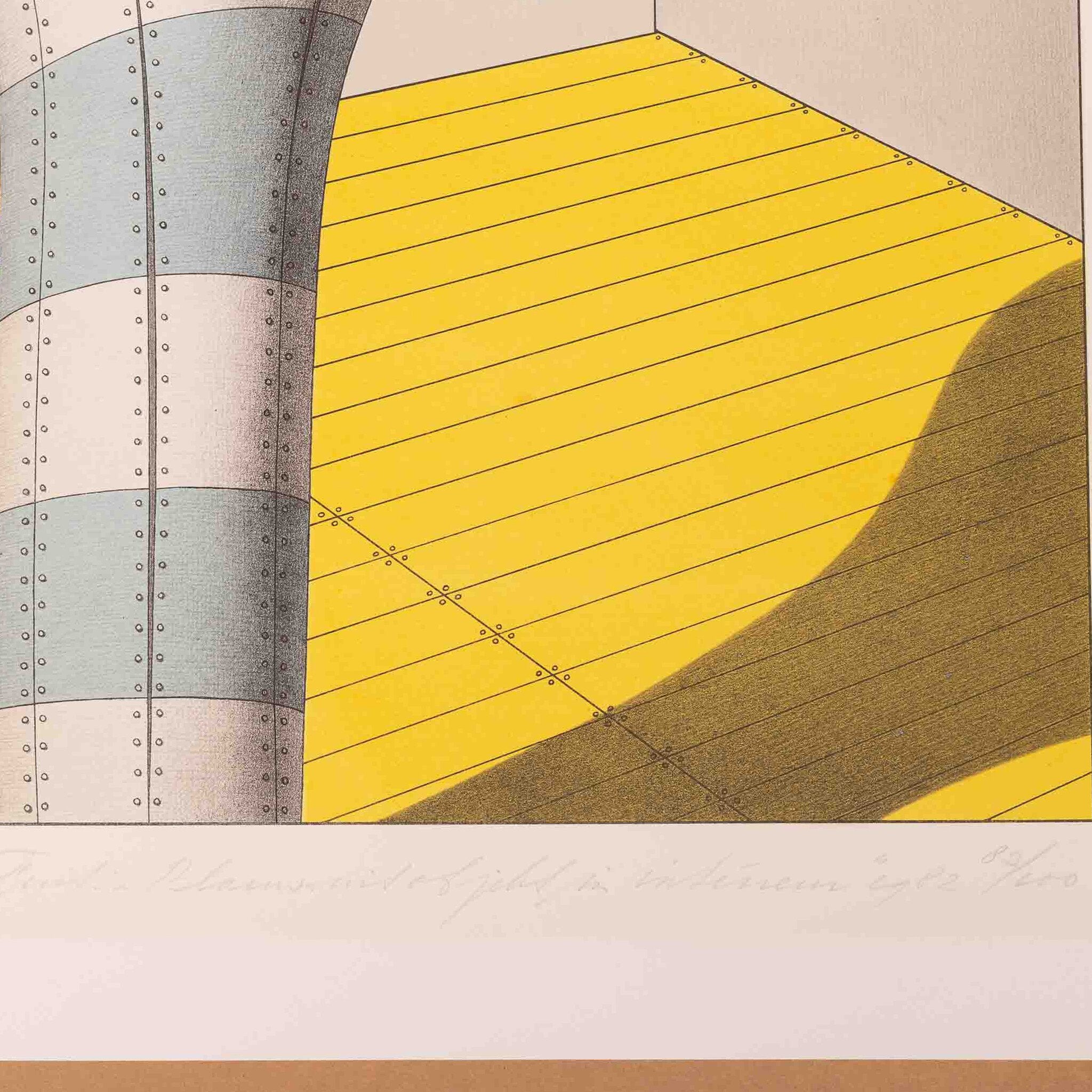 Marinus Fuit, 'Blauw-wit object in interieur'; 1982-zoom-4