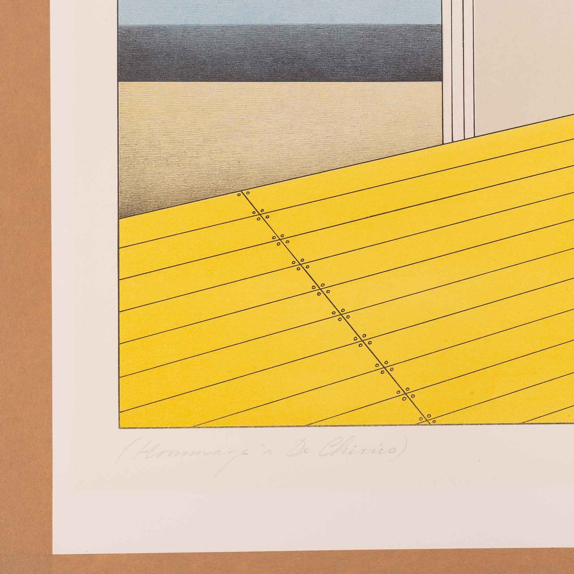 Marinus Fuit, 'Blauw-wit object in interieur'; 1982-3