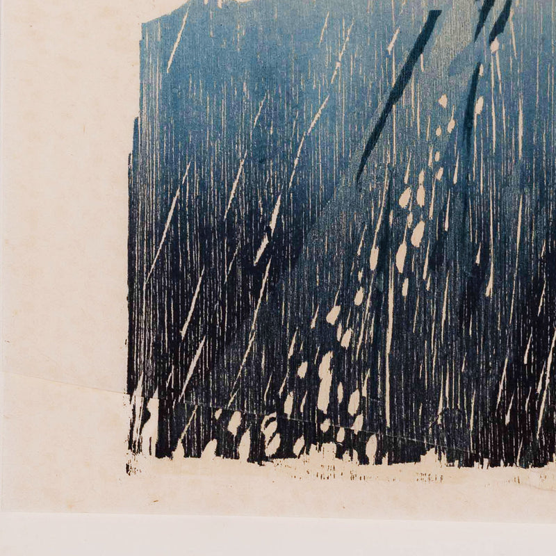 F. de Jong, 'Man in vallend water'; 1984-zoom-