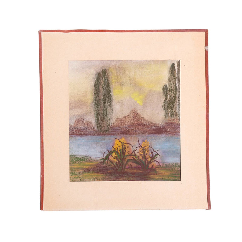Ans Woldringh, 'Landschapje C 75'; 1974-zoom-