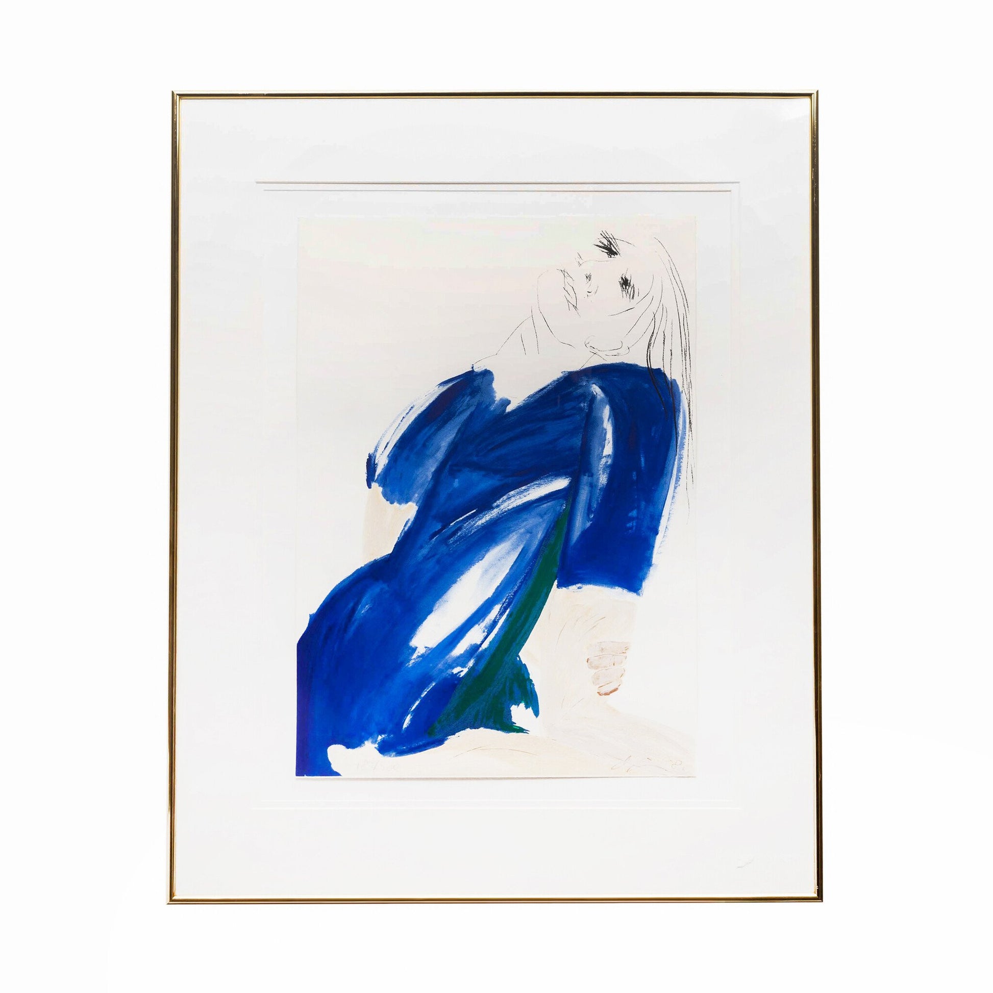 Jacqueline de Jong, 'Lady in blue', 1982-1