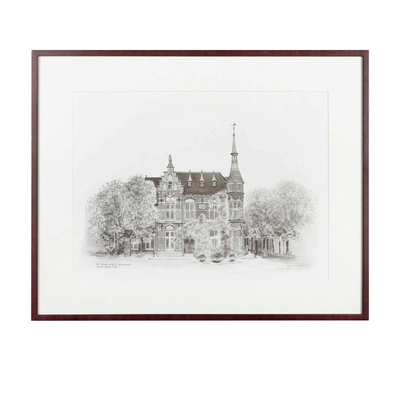 Ingrid van der Loo, Het Raadhuis te Noordwijk, 1984-zoom-