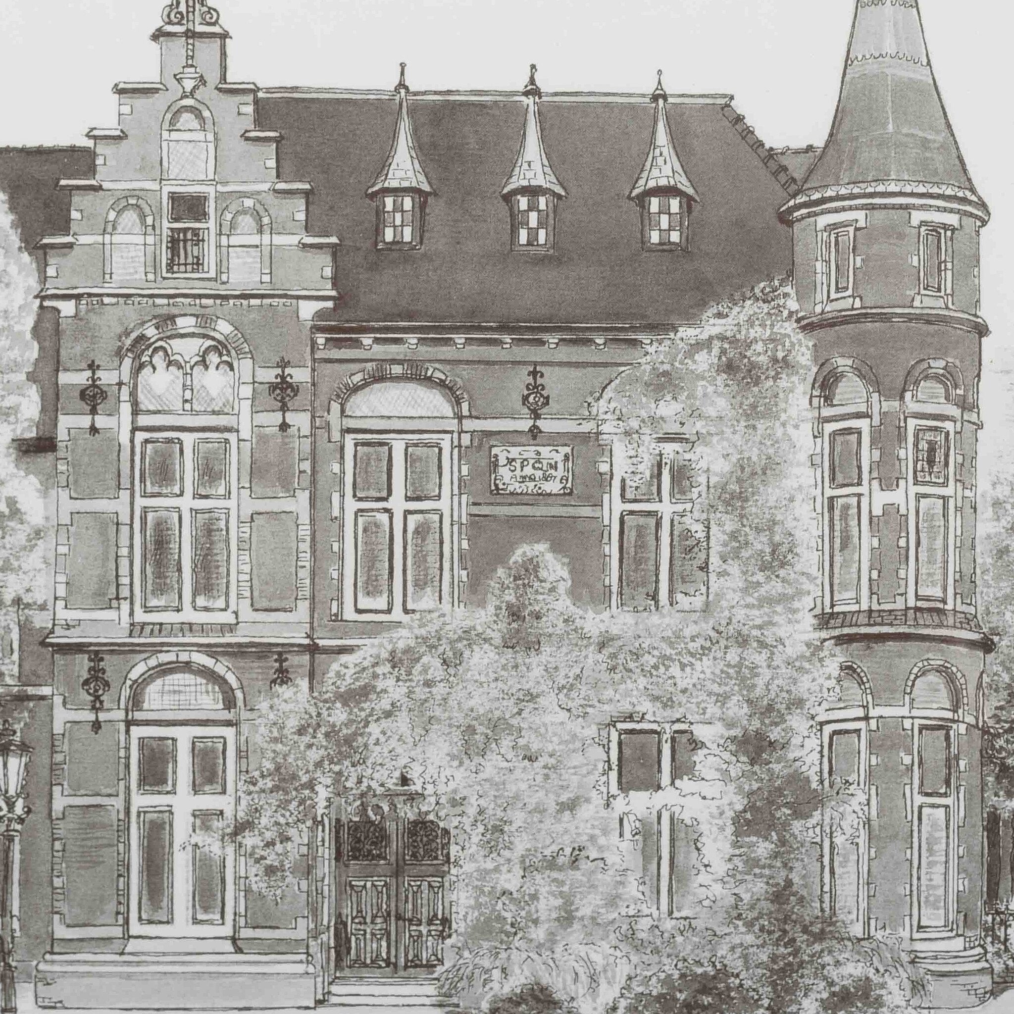 Ingrid van der Loo, Het Raadhuis te Noordwijk, 1984-zoom-4