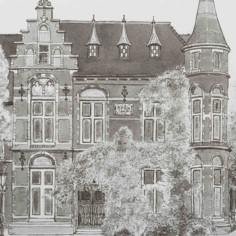 Ingrid van der Loo, Het Raadhuis te Noordwijk, 1984-zoom-