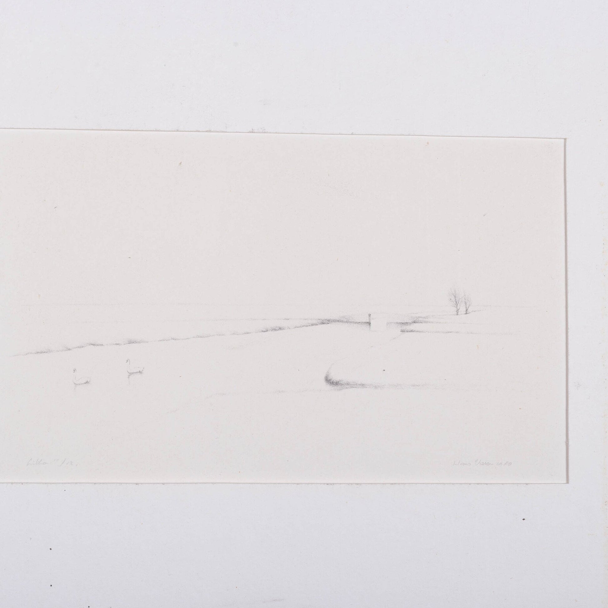 Drie litho's van Hans Visser, 1980-5
