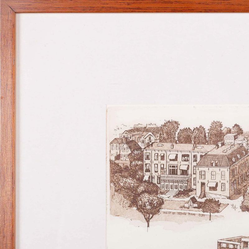 Jan Klinkenberg, Zeeweg rond 1950, Wilhelminastraat Huize, 1990-zoom-