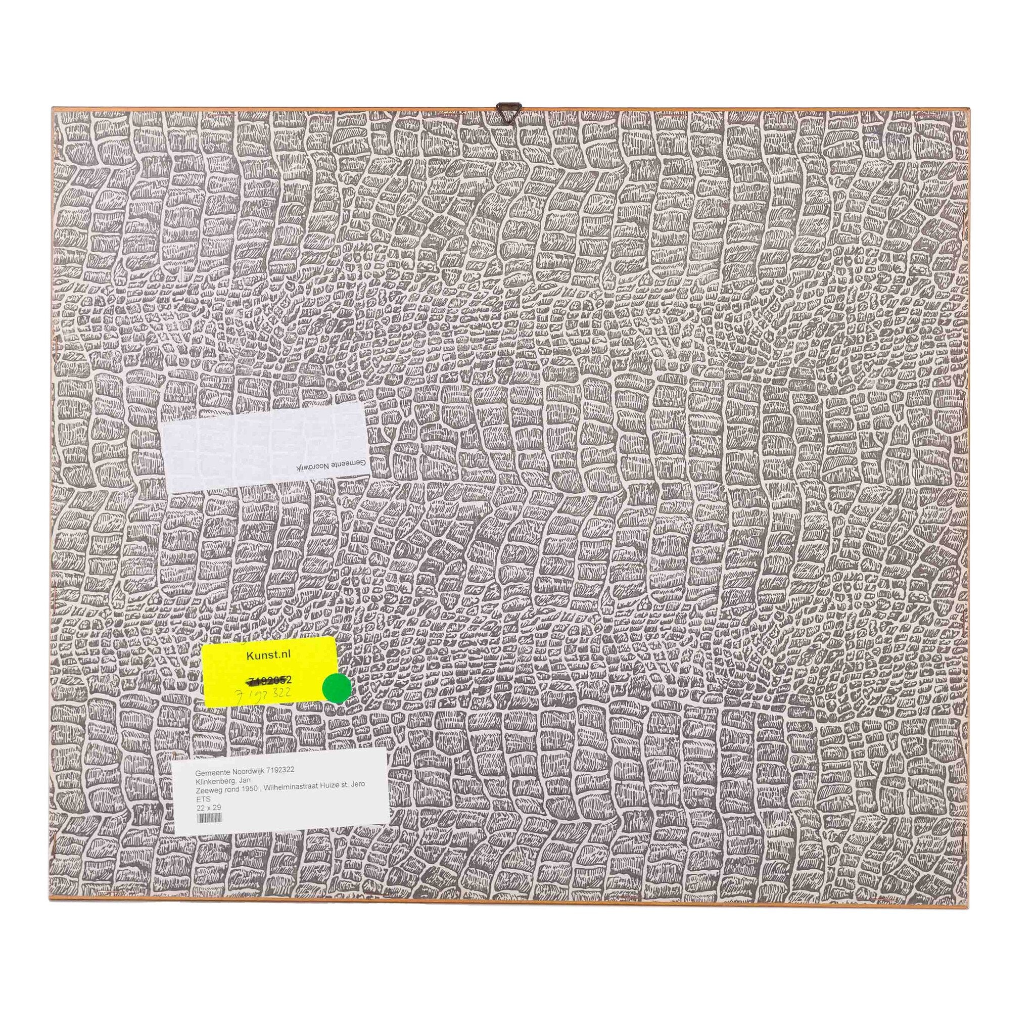 Jan Klinkenberg, Zeeweg rond 1950, Wilhelminastraat Huize, 1990-zoom-5