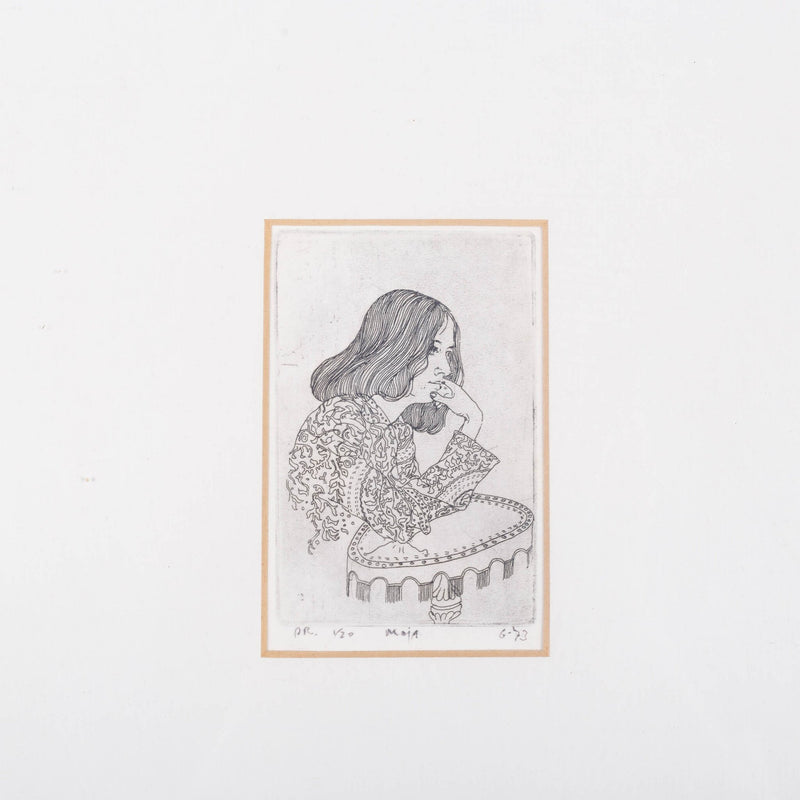 Adolpho Ramon, 'Maja'III', 1973; 'Mijn vader', 1972 en 'Zelfportret II', 1972-zoom-
