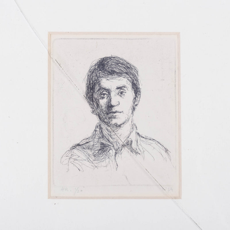 Adolpho Ramon, 'Zelfportret', 1973; 'Zelfportret IV' en 'Zelfportret XI', 1974-zoom-