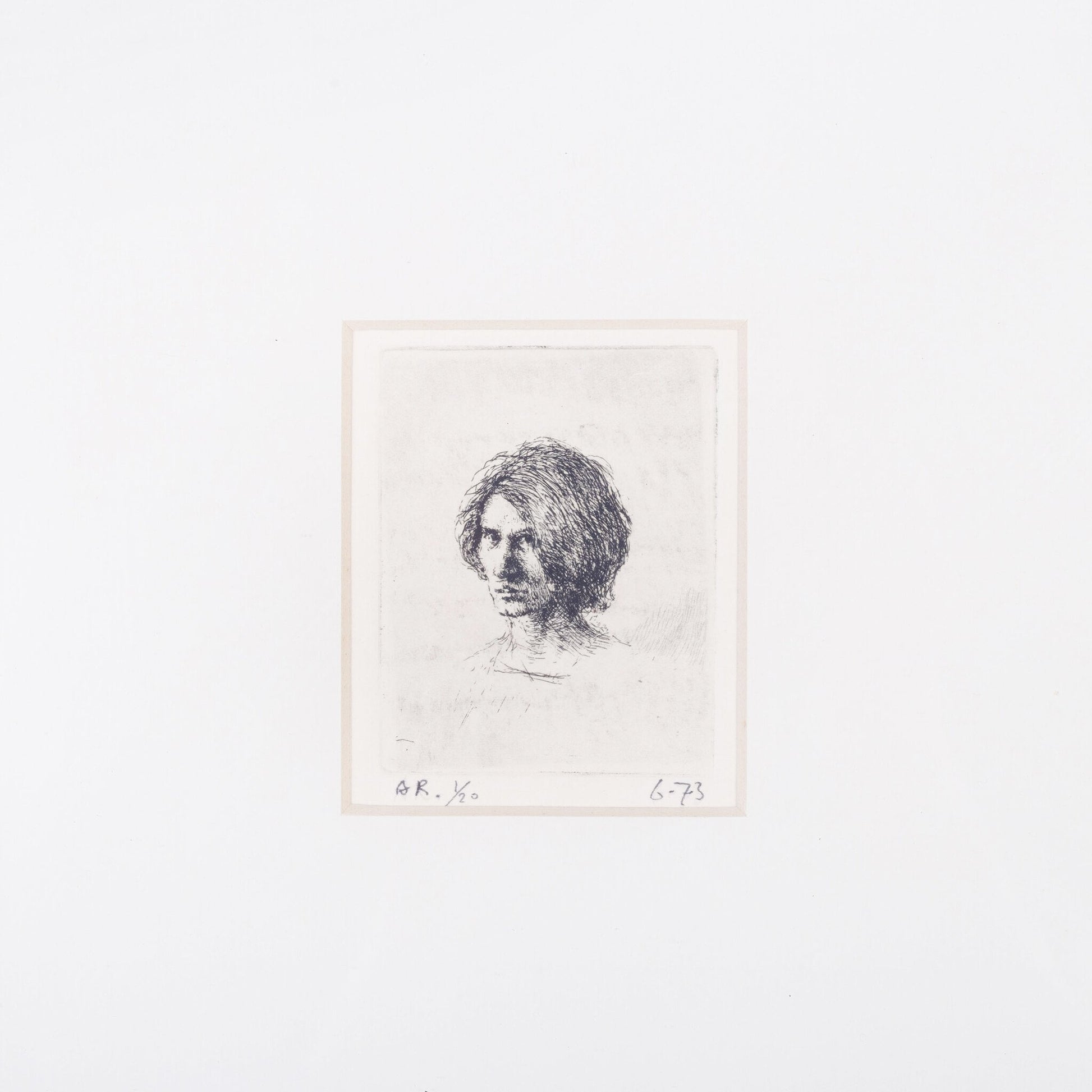 Adolpho Ramon, 'Zelfportret', 1973; 'Zelfportret IV' en 'Zelfportret XI', 1974-8