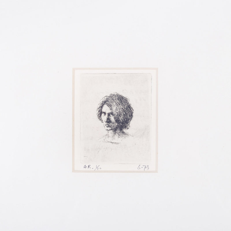 Adolpho Ramon, 'Zelfportret', 1973; 'Zelfportret IV' en 'Zelfportret XI', 1974-zoom-