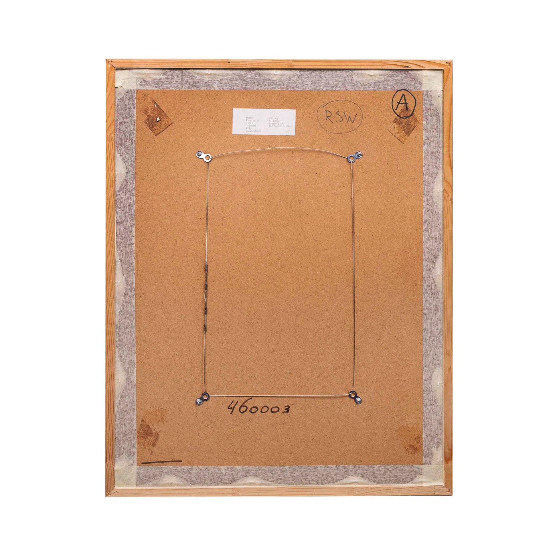 Sjoerd Bakker, 'Zonder titel'; 1980-7