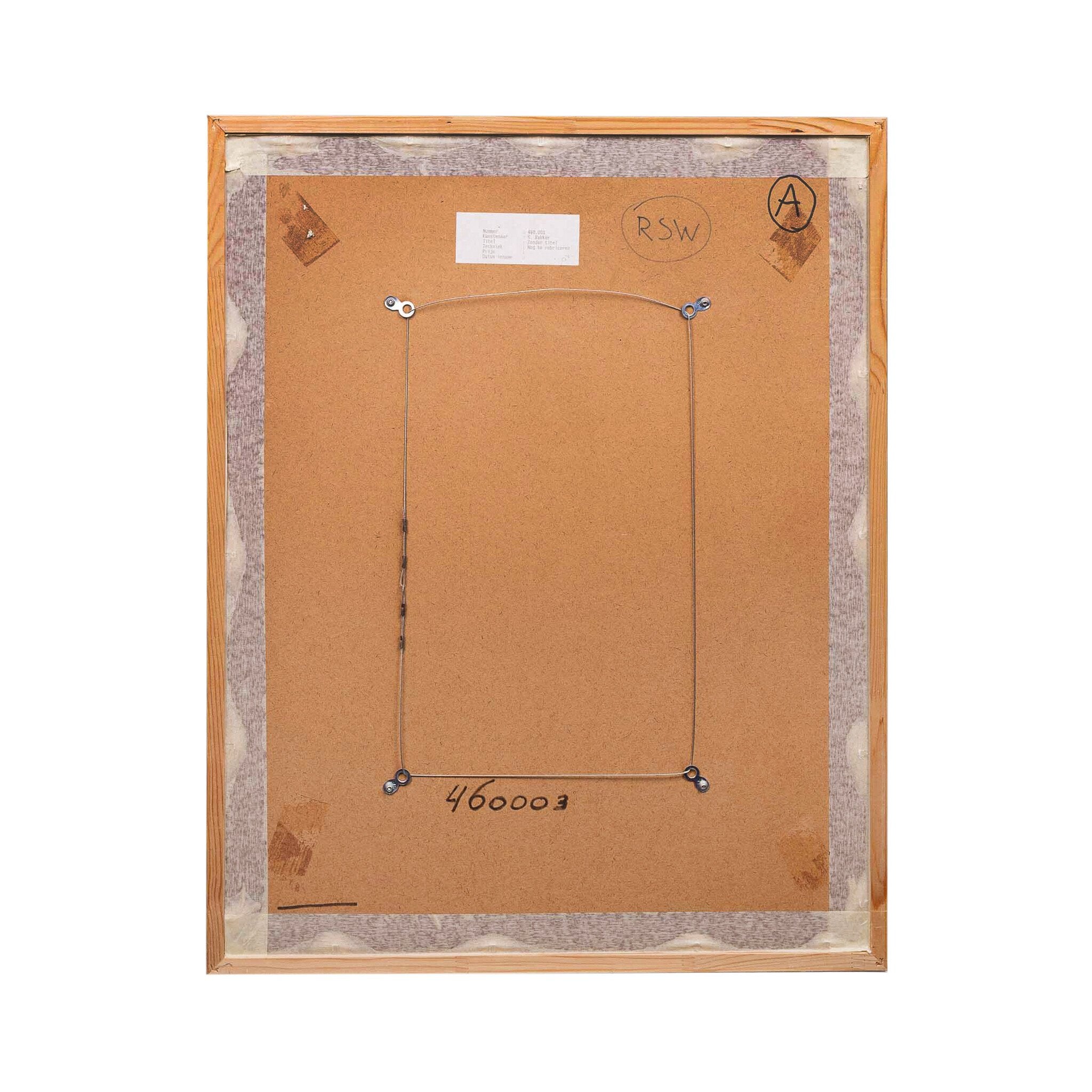 Sjoerd Bakker, 'Zonder titel'; 1980-zoom-7