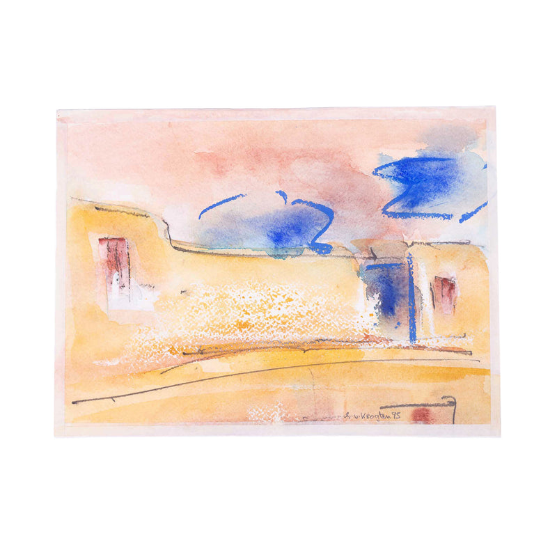Tina van Krogten, 'De gele muur'; 1995-zoom-