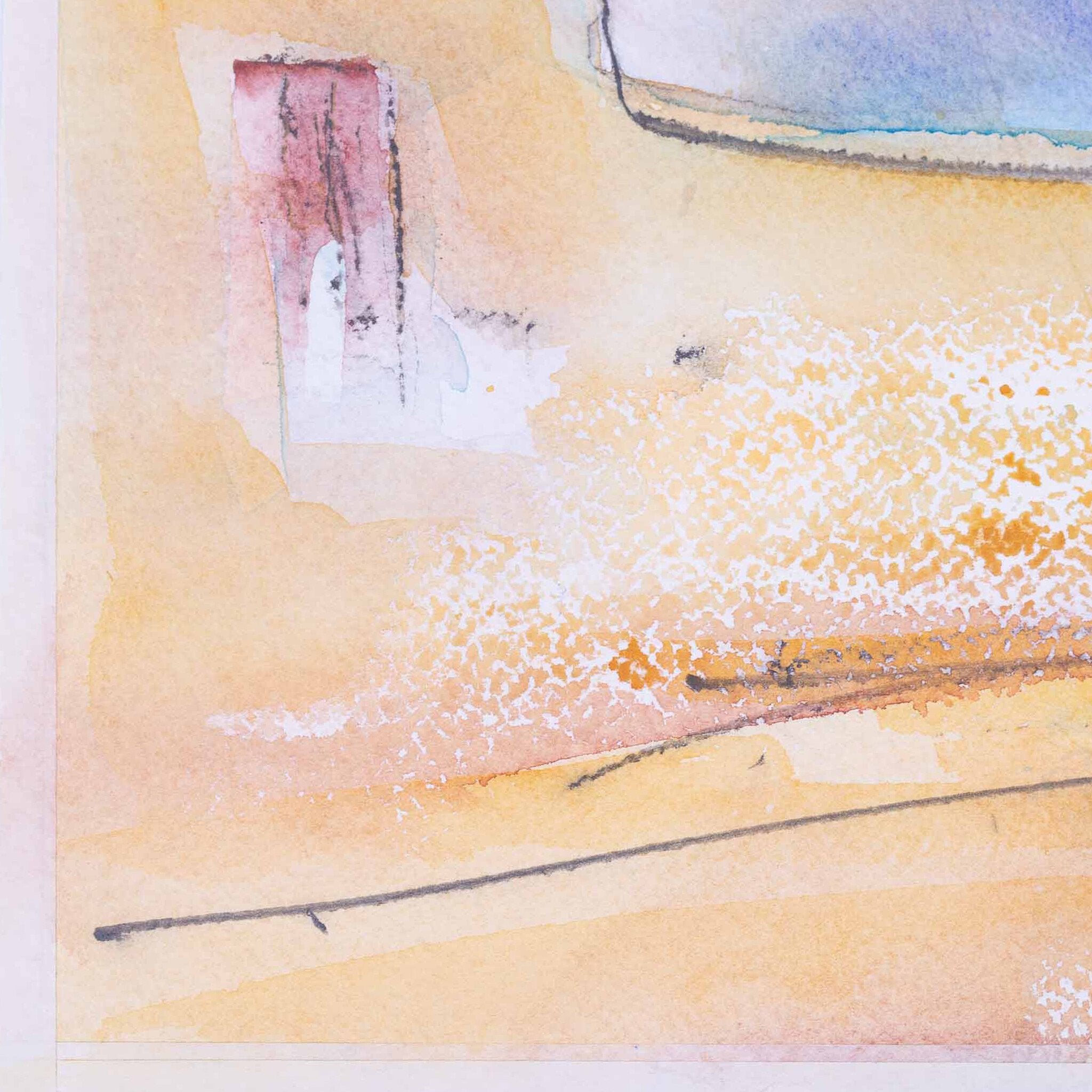 Tina van Krogten, 'De gele muur'; 1995