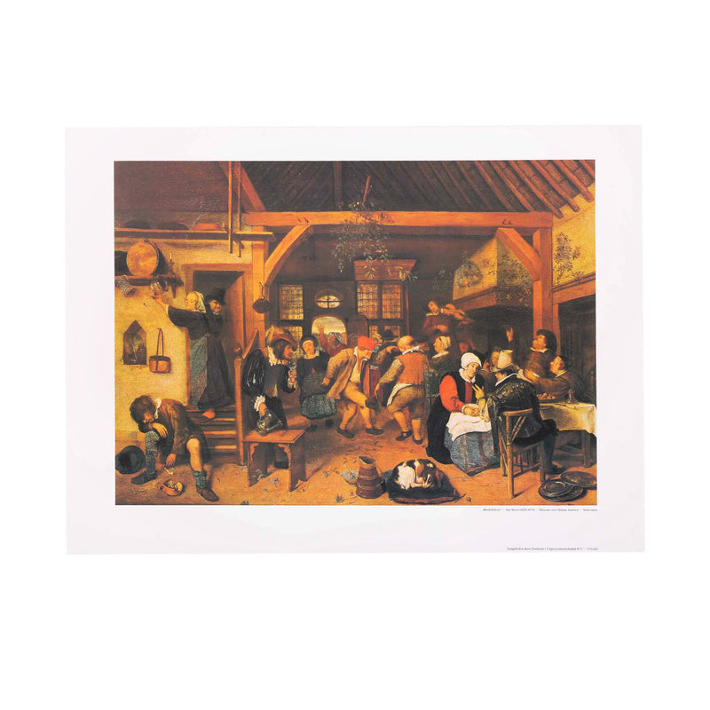 Poster 'Bruiloftsfeest' - Jan Steen-zoom-