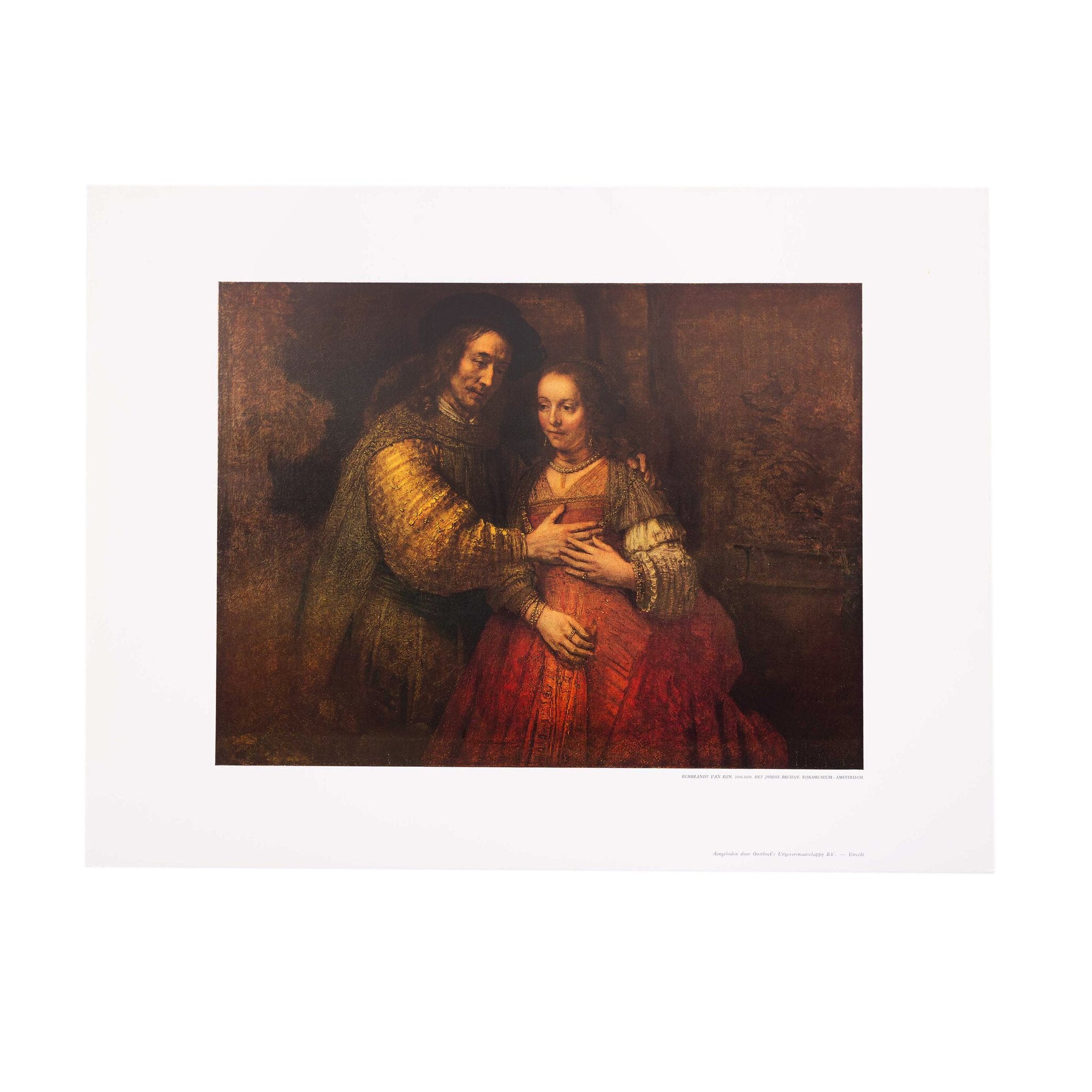 Poster 'Het Joodse bruidje' - Rembrandt van Rijn-zoom-1