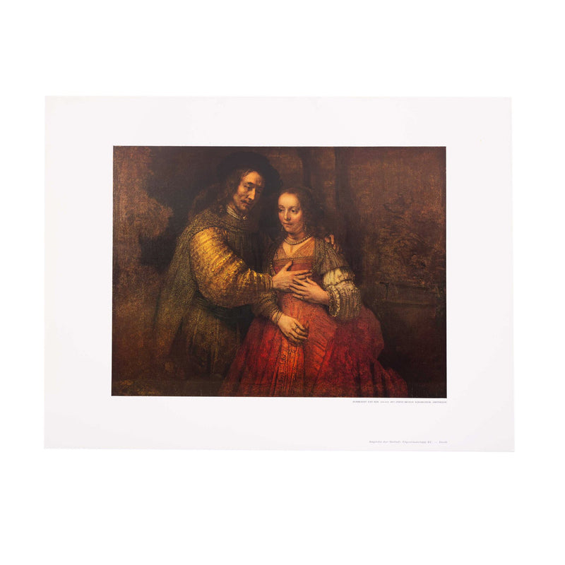 Poster 'Het Joodse bruidje' - Rembrandt van Rijn-zoom-