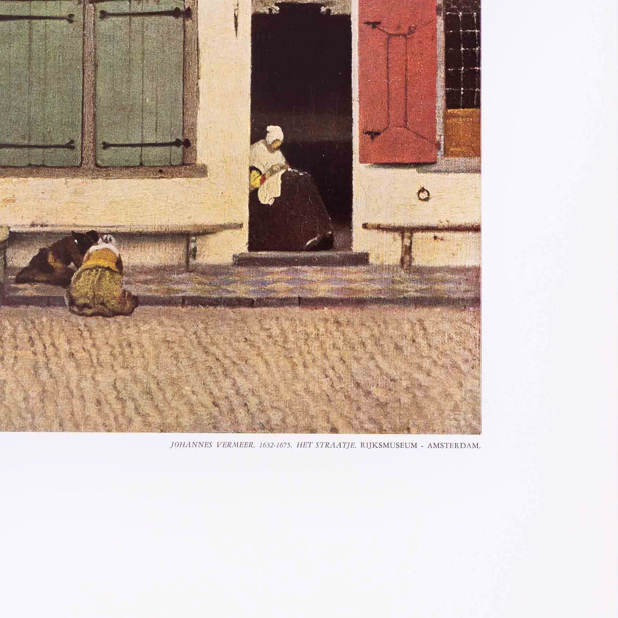 Poster 'Het straatje' - Johannes Vermeer-zoom-5