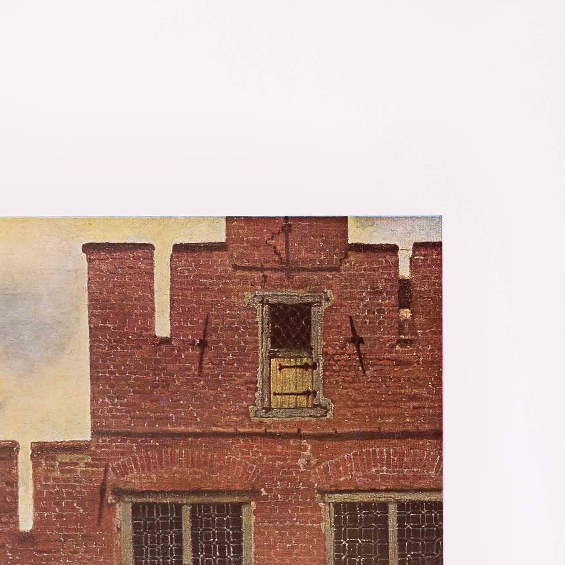 Poster 'Het straatje' - Johannes Vermeer-4