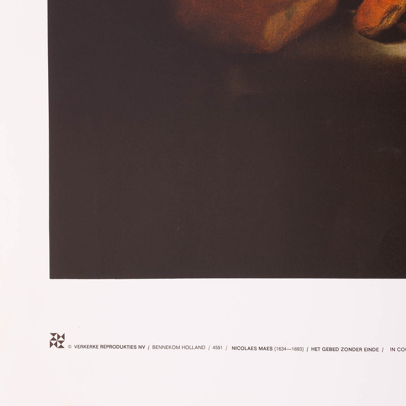 Poster 'Het gebed zonder einde' - Nicolaes Maes-zoom-