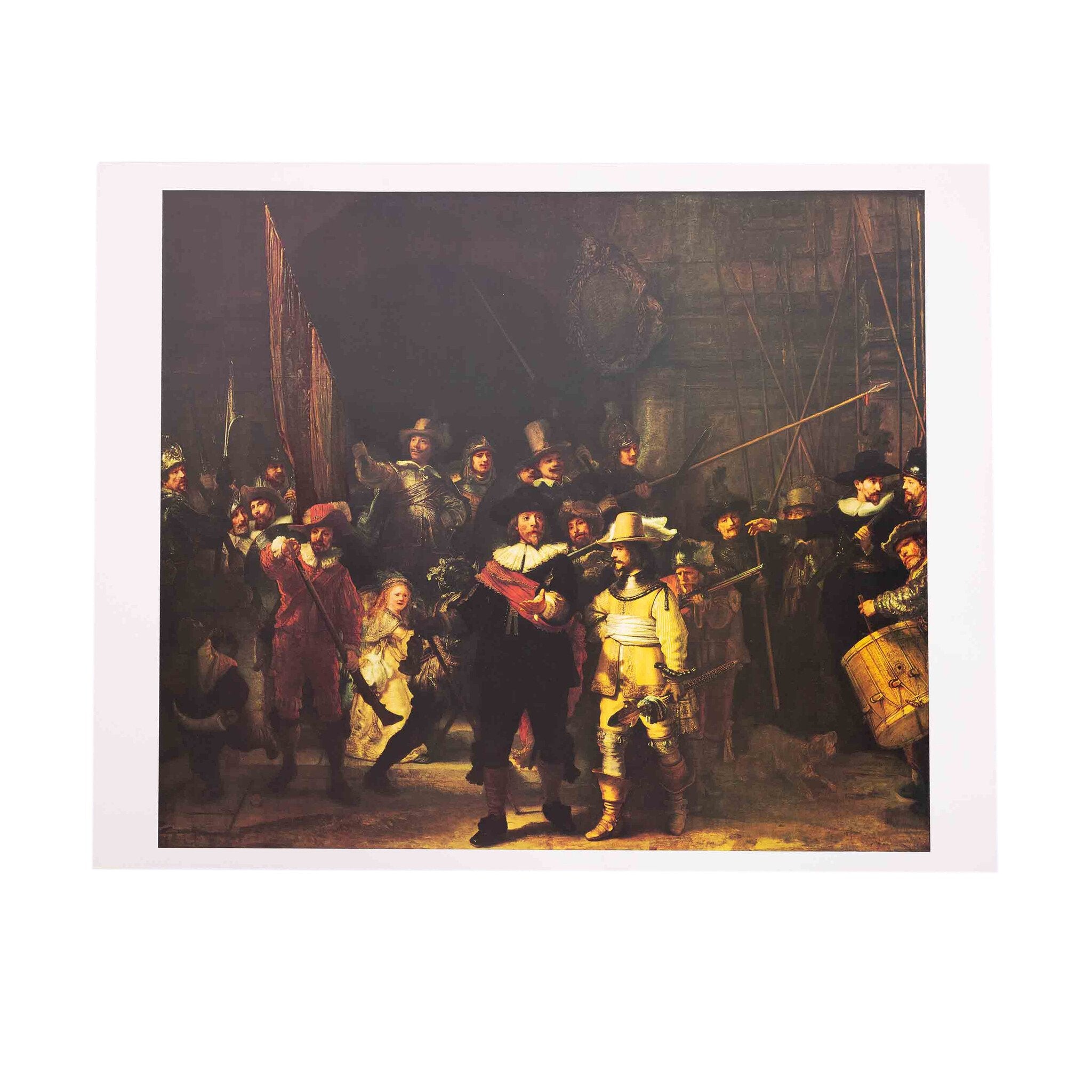 Poster 'De Nachtwacht' - Rembrandt van Rijn-zoom-1