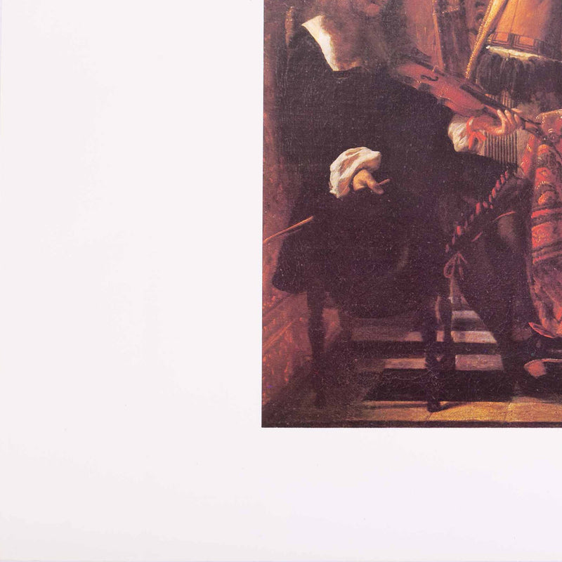 Ingelijste poster 'Galant Gezelschap' - Pieter de Hoogh-zoom-