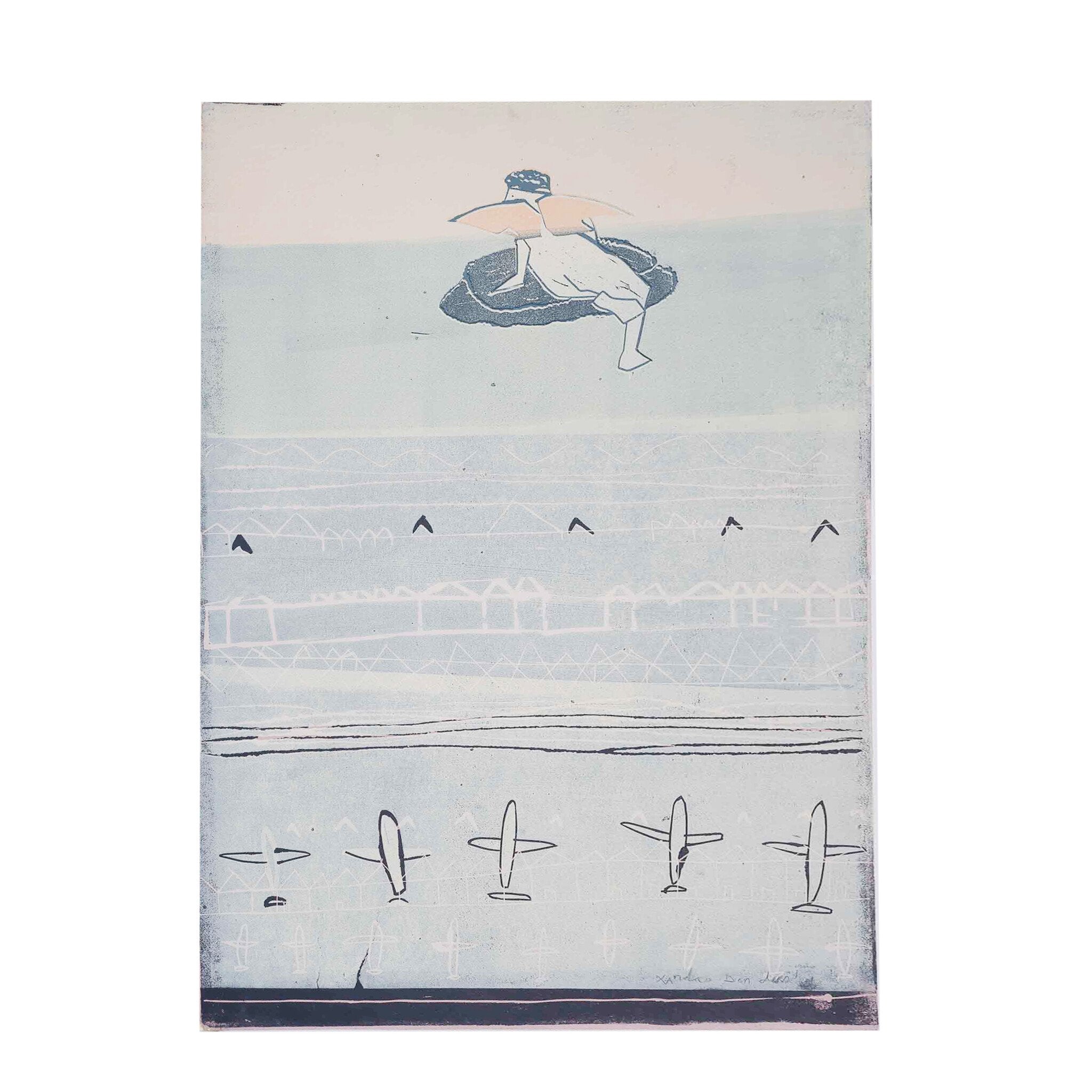 X. Donders, 'Engel boven de werelden'; 1991-zoom-1