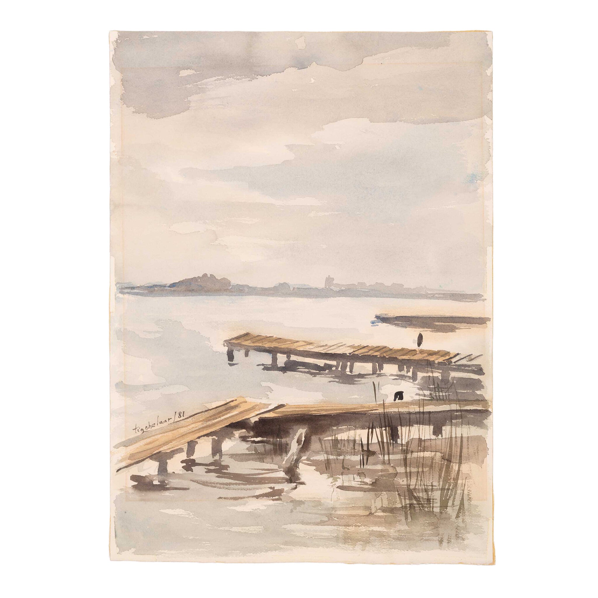 André Tigchelaar,'Landschap'; 1981-zoom-1