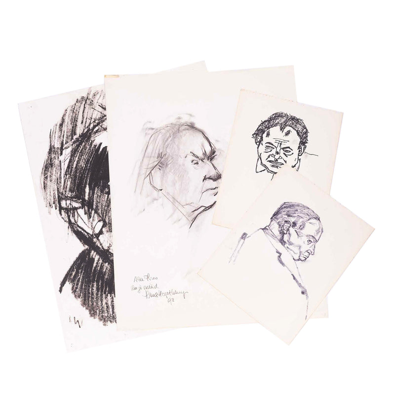 Zes geschetste portretten-zoom-