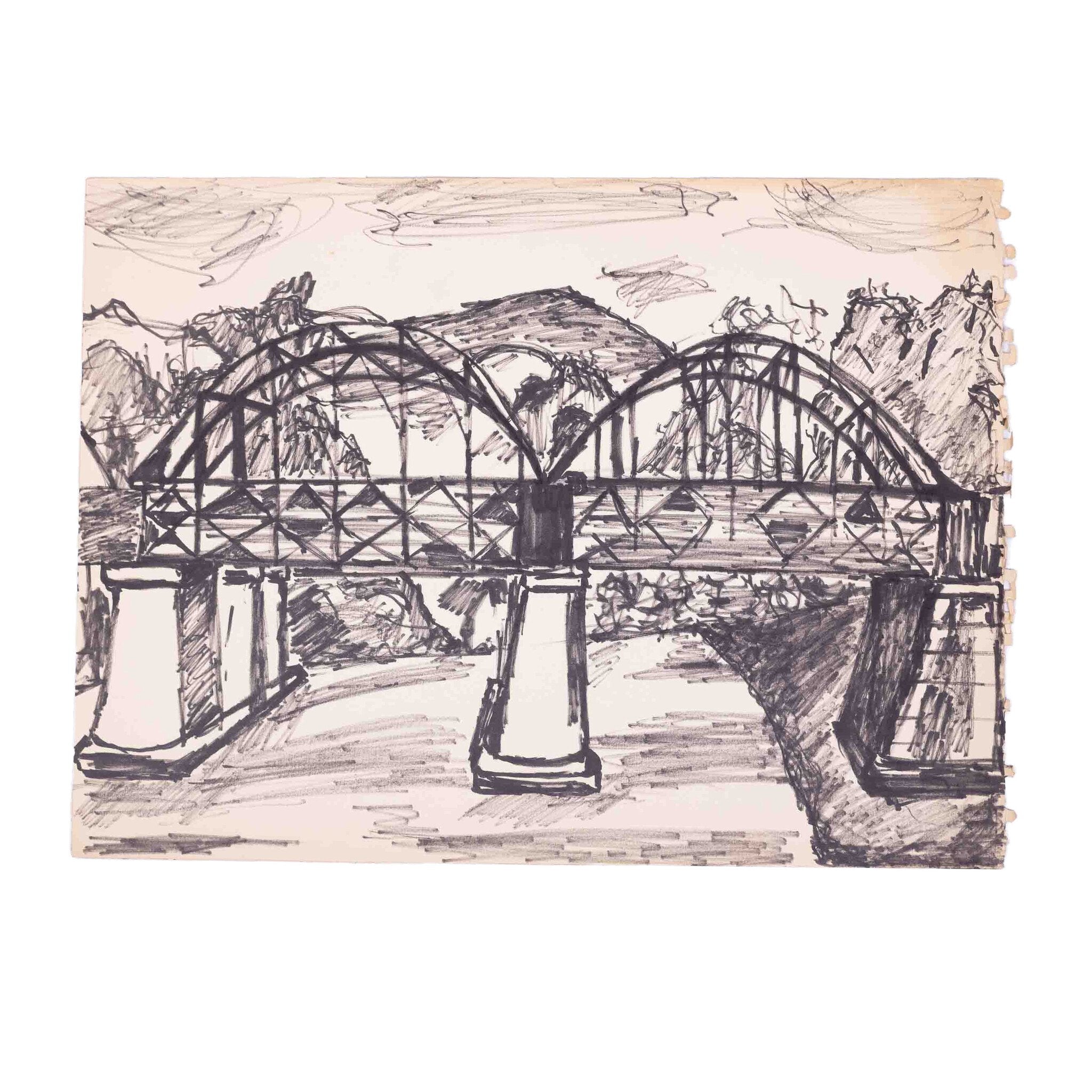 Vier landschapstekeningen-zoom-3