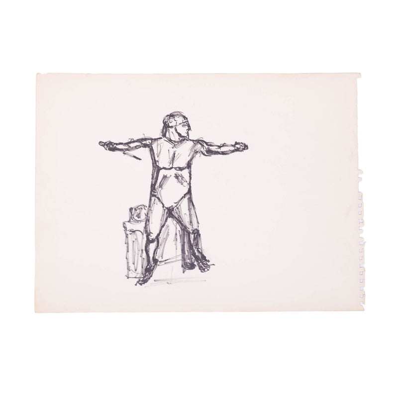 Vier schetsen van sculpturen-zoom-