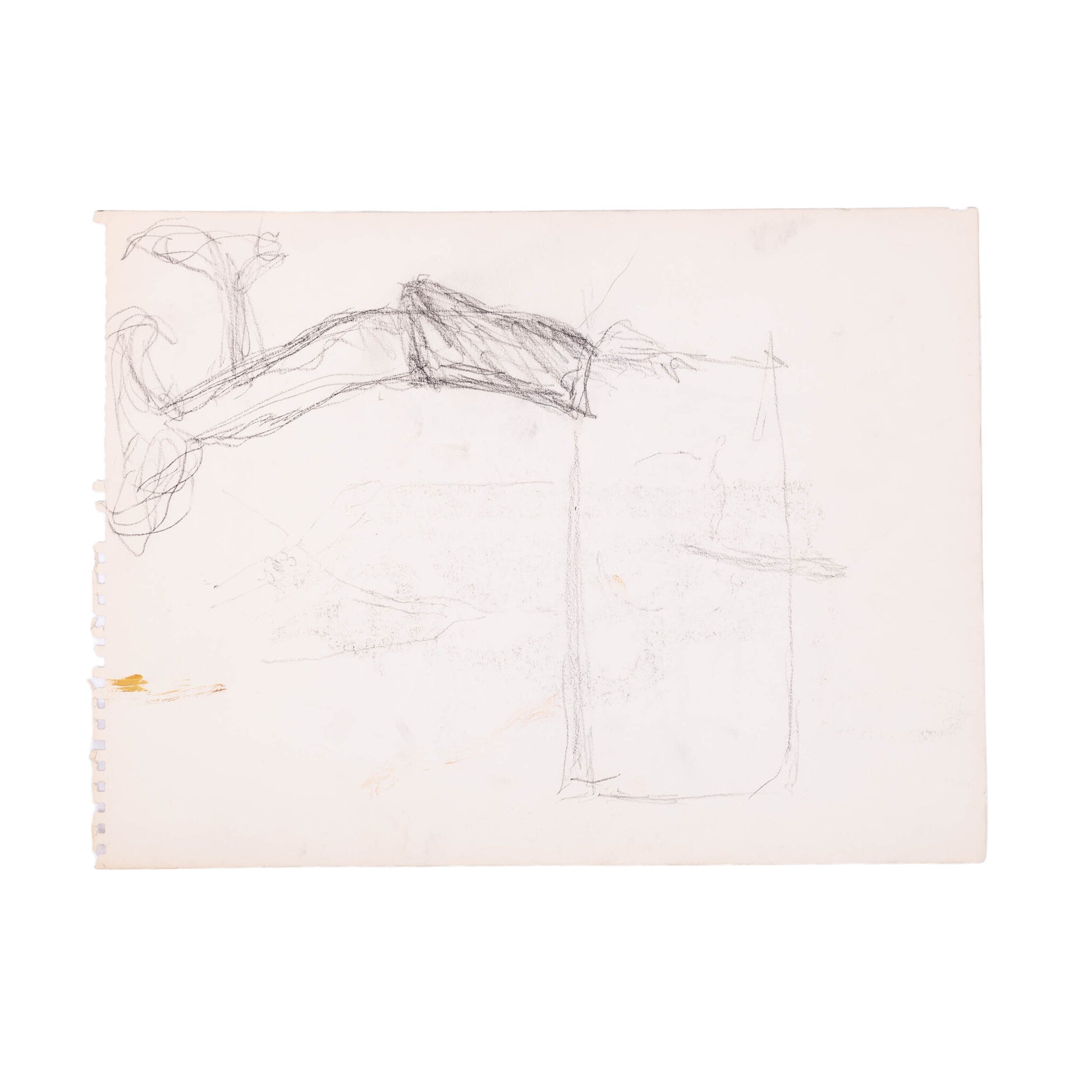 Vier schetsen van sculpturen-8