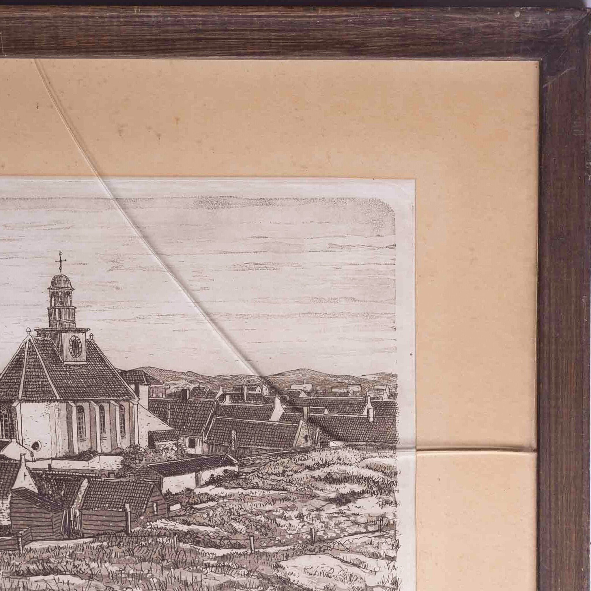 Karel Kok, Ned. Herv. Kerk Noordwijk aan Zee anno 1900, 1974-zoom-2