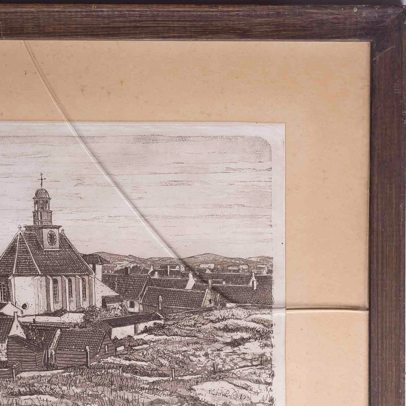 Karel Kok, Ned. Herv. Kerk Noordwijk aan Zee anno 1900, 1974-zoom-