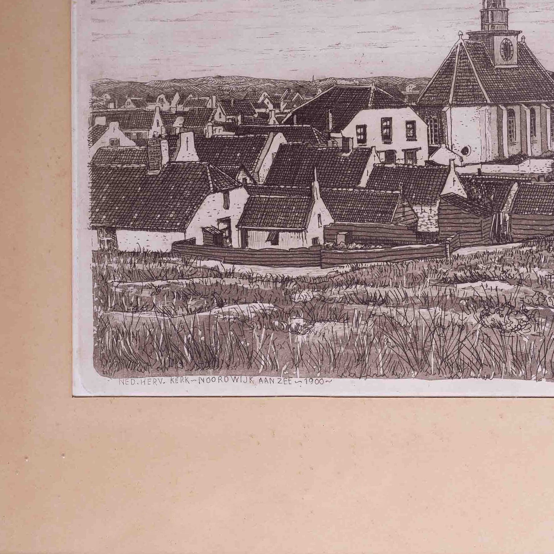 Karel Kok, Ned. Herv. Kerk Noordwijk aan Zee anno 1900, 1974-4