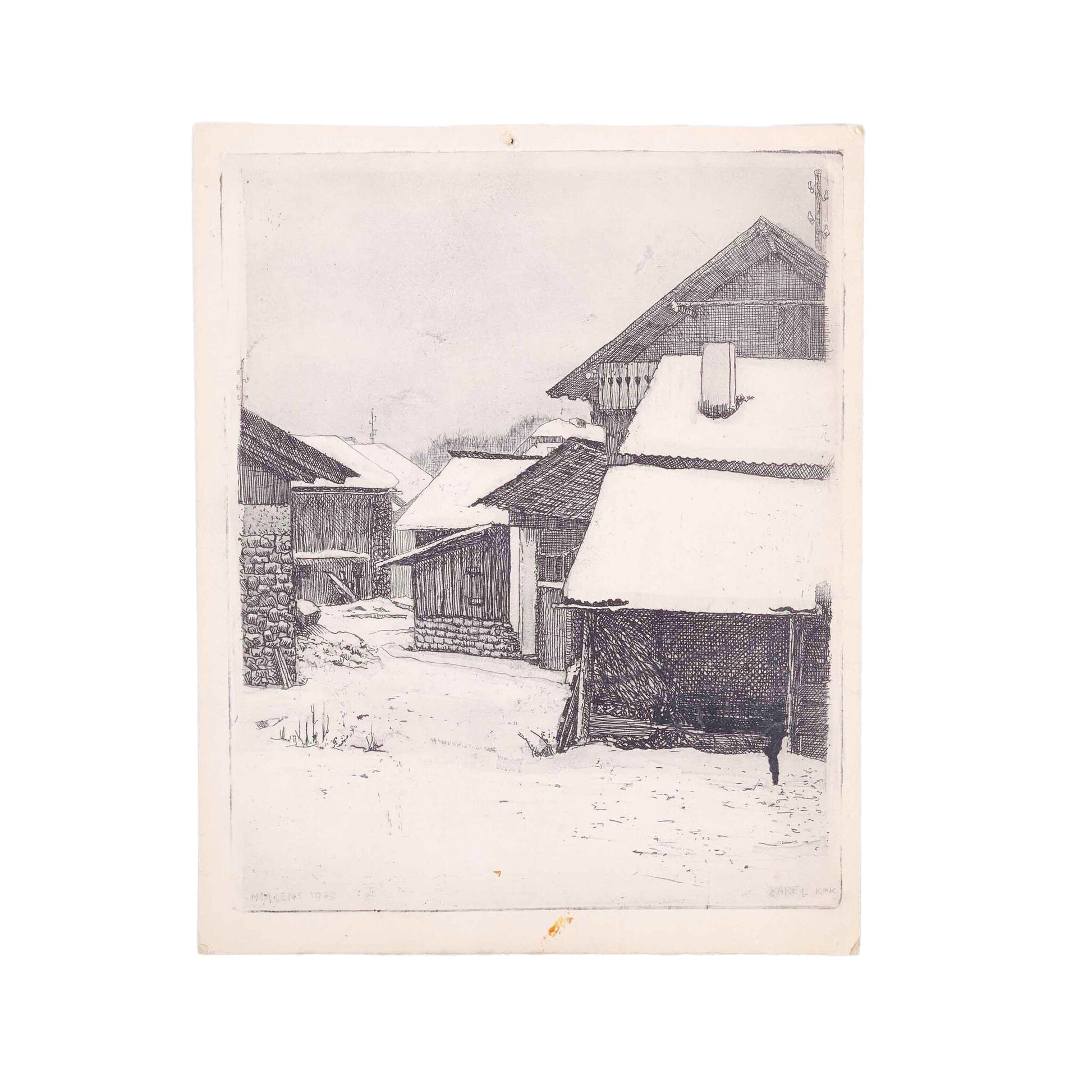 Drie etsen van Karel Kok-4