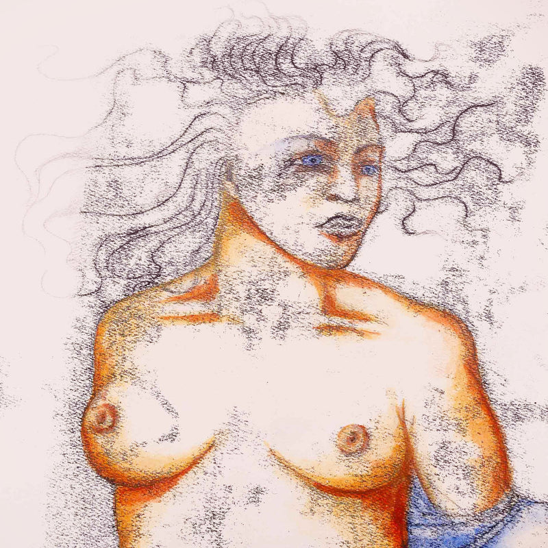 R. Martina, 'Lady on the rocks'; 1981-zoom-