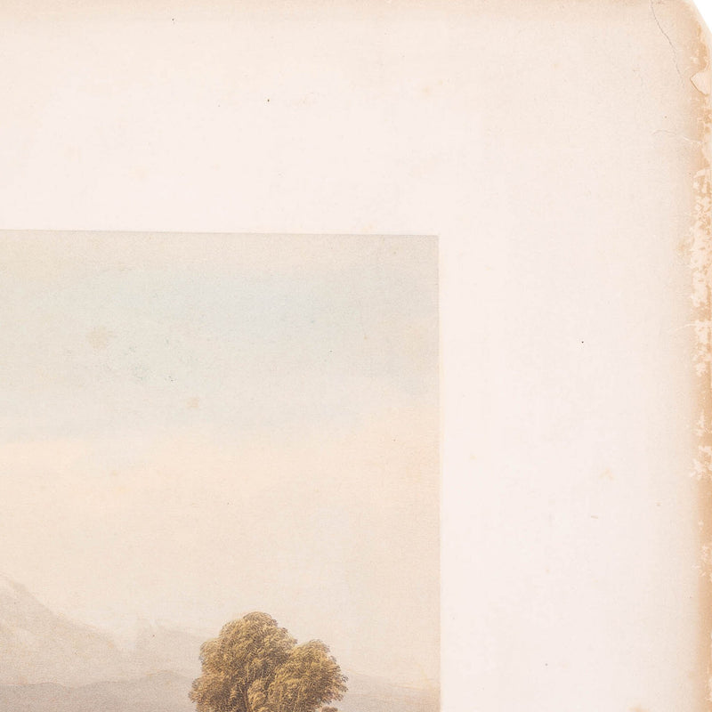 Prent 'Pont sul Po presso Valenza' door R.K. Thomas, C. Bossoli, midden 19e eeuw-zoom-