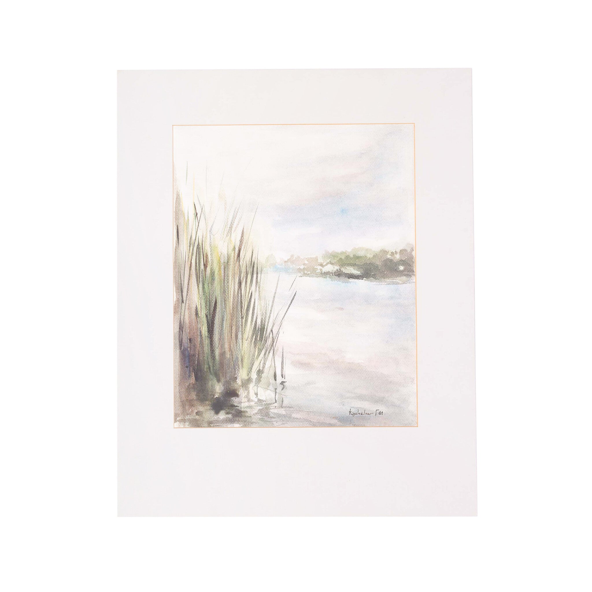 A. Tigchelaar, 'Landschap'; 1981-zoom-1
